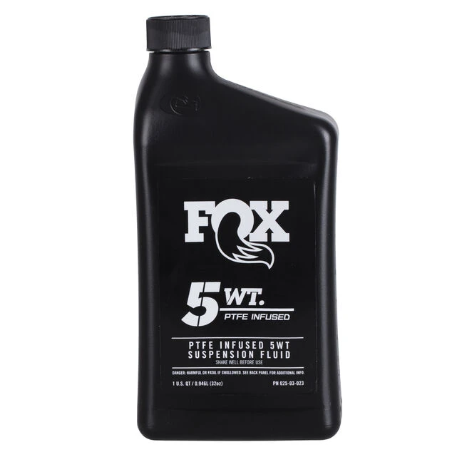 Aceite FOX Teflon Fluid 5WT 946 Ml. - Endubikes 3 Aceite FOX Teflon Fluid 5WT 946 Ml. - Endubikes