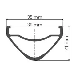 Ruedas A La Carta CW Ebike DT Swiss H Con Hope Pro 4 - Endubikes -Tienda De Bicicletas DT Swiss HX 531 Perfil 2
