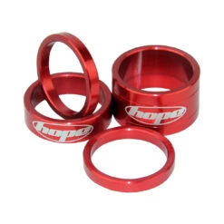 Espaciadores De Dirección HOPE - Endubikes -Tienda De Bicicletas Espaciadores direccion rojos