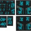 Kit De Pegatinas FOX RACING SHOX HERITAGE 2019 Horquilla/Amortiguador - Endubikes -Tienda De Bicicletas Fox Racing Shox Juego de calcomanias Heritage p horq de susp amortiguad M 2019 turquoise universal 69919 282713 1566826216