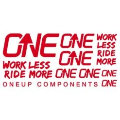 Nuevo Manillar OneUp Carbon E-Bar Para EBikes! -Tienda De Bicicletas OneUp Components Decal Red 966 1